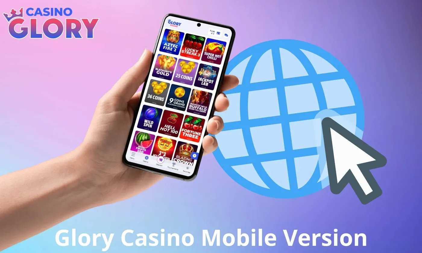 Glory casino mobile version